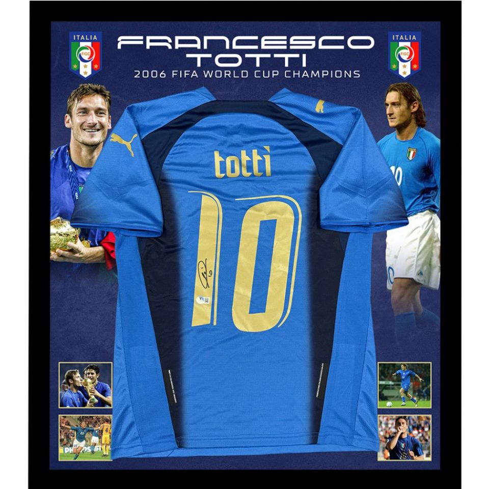 フランチェスコ・トッティ【直筆サイン入り】2006イタリア代表 ホーム