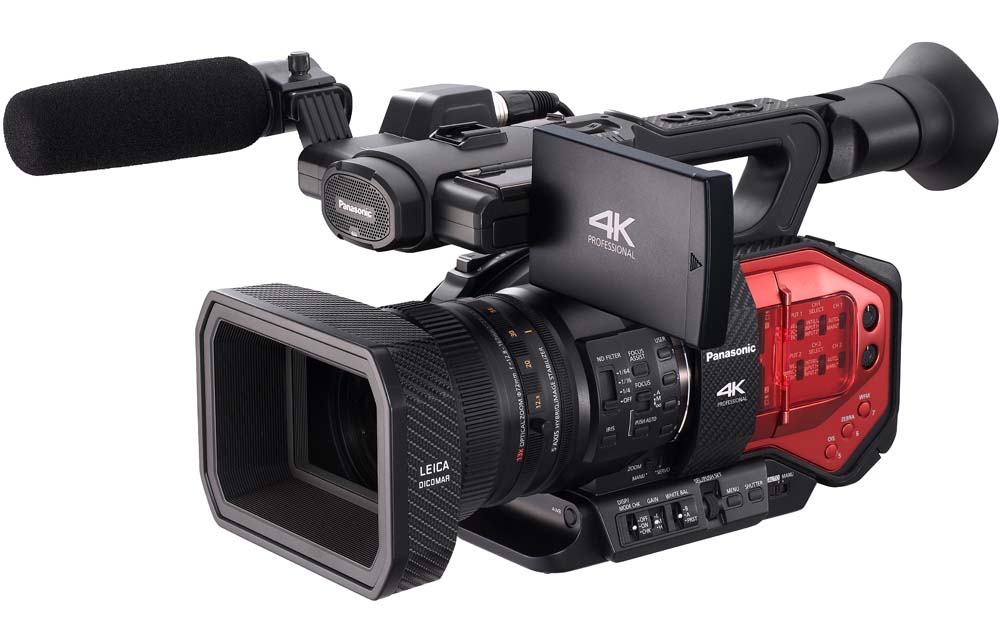 パナソニック、4/3センサー搭載の赤い4Kカメラ「AG-DVX200」。56万円