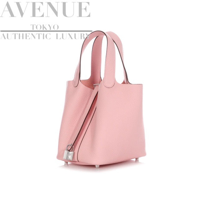 エルメス ピコタンロックPM ローズサクラ トリヨンクレマンス シルバー