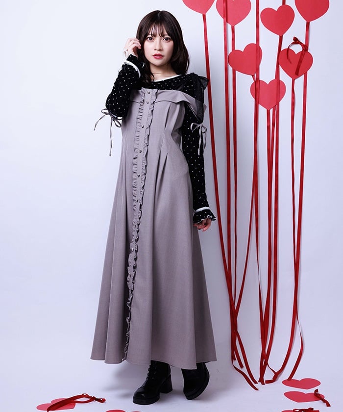 Tulle Ribbon Dress – axes femme from JAPAN