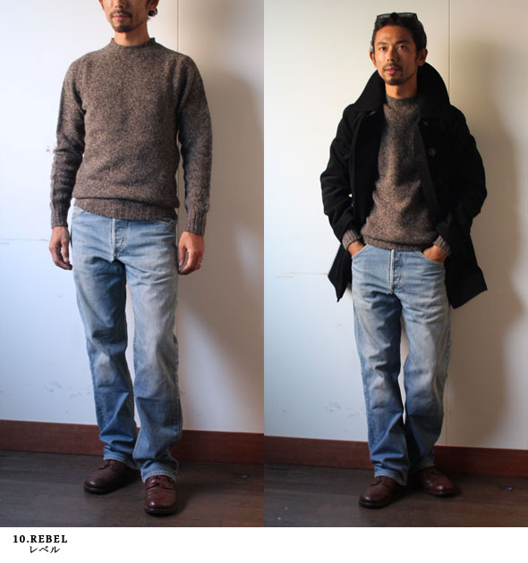 INVERALLAN（インバーアラン）シェットランドセーター 全14色