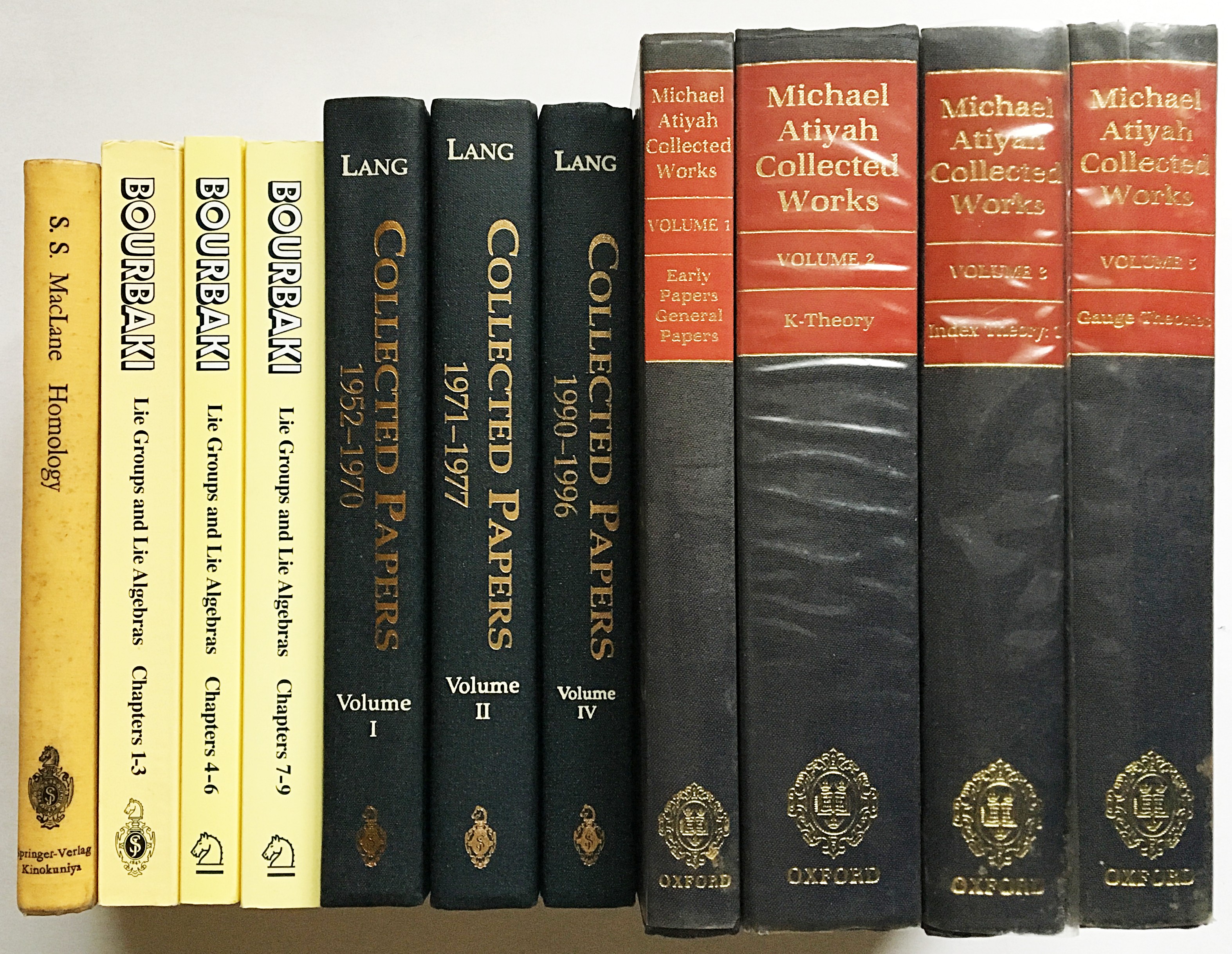 新着】数学洋書｜ブルバキ、サージ・ラング、マイケル・アティヤ