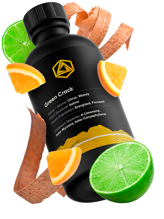 Green Crack Strain Terpene Profile | non-Cannabis Derived