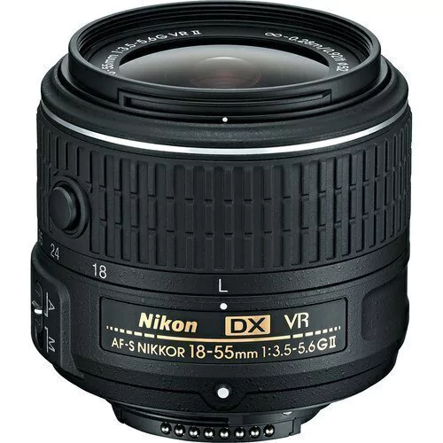 AF-S DX NIKKOR 18-55mm f/3.5-5.6G VR II - Lente Compacta