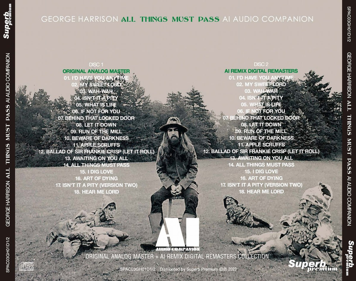 GEORGE HARRISON - ALL THINGS MUST PASS : AI - AUDIO COMPANION [2CD