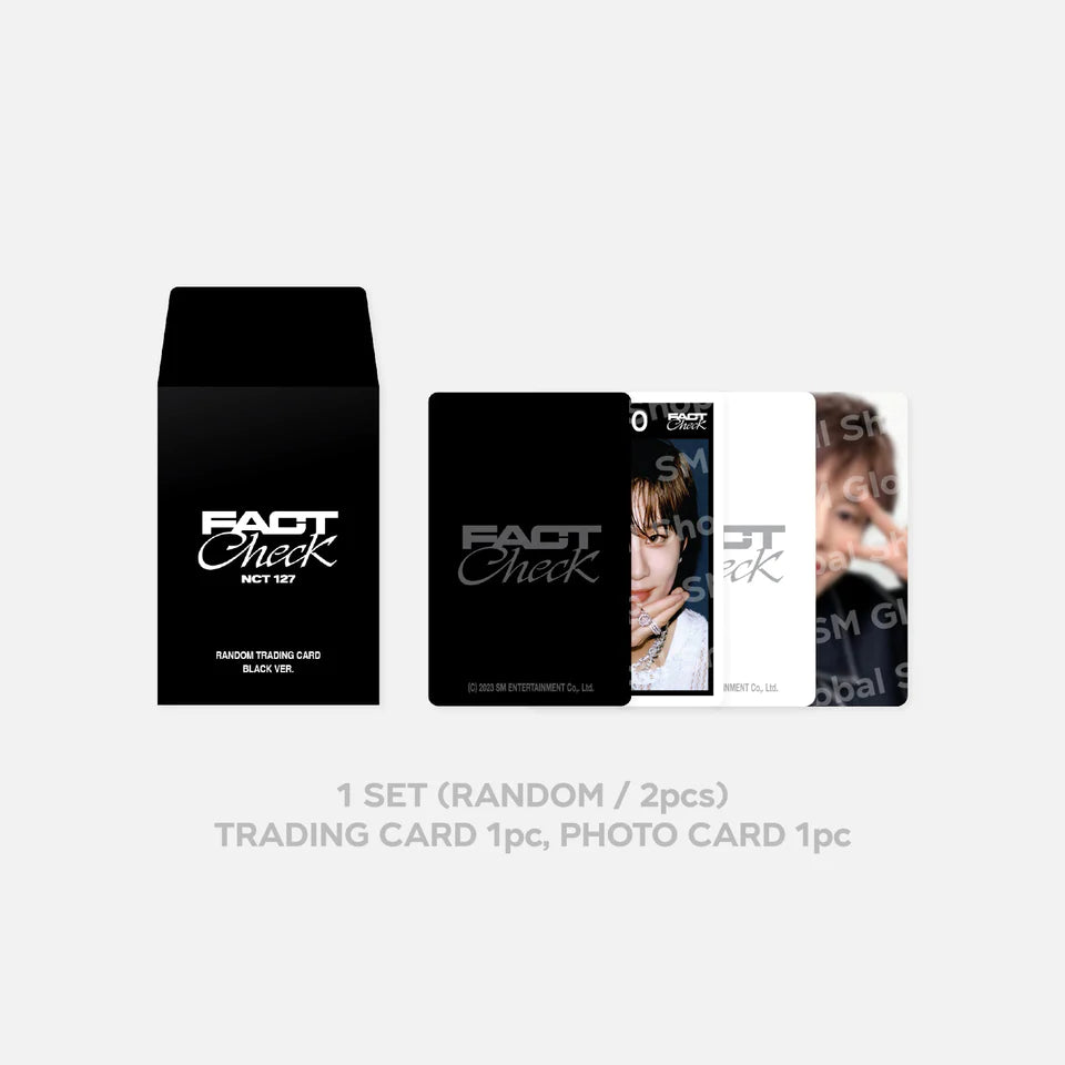 NCT 127 POP-UP [FACT CHECK] RANDOM TRADING CARD SET – Aidol House
