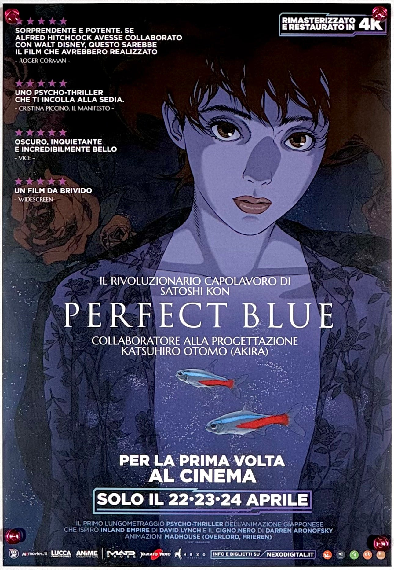 パーフェクトブルー』 国内アニメ イタリア - 海外版映画ポスター専門