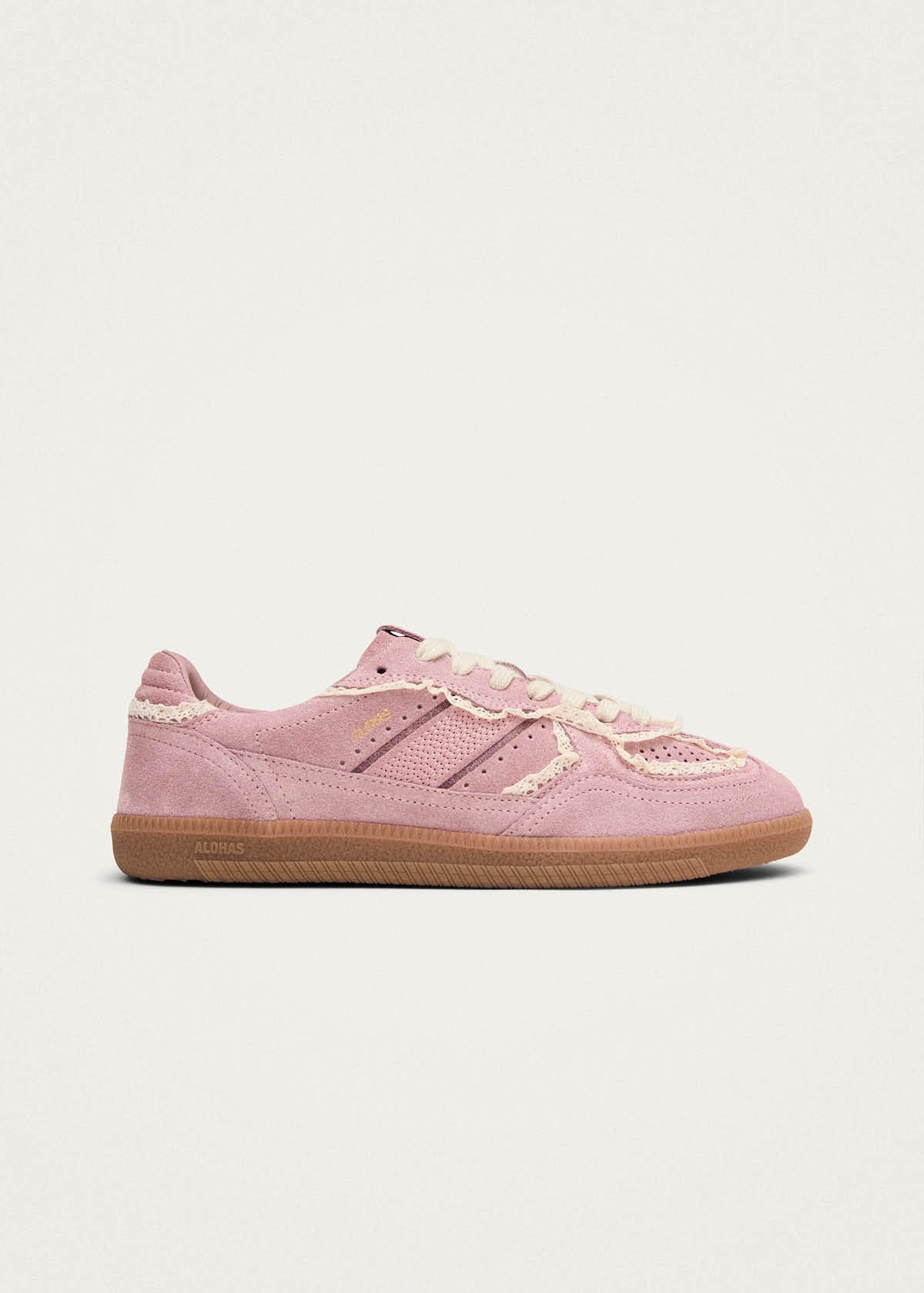 Tb.490 Crochet Pink Leather Sneakers | ALOHAS