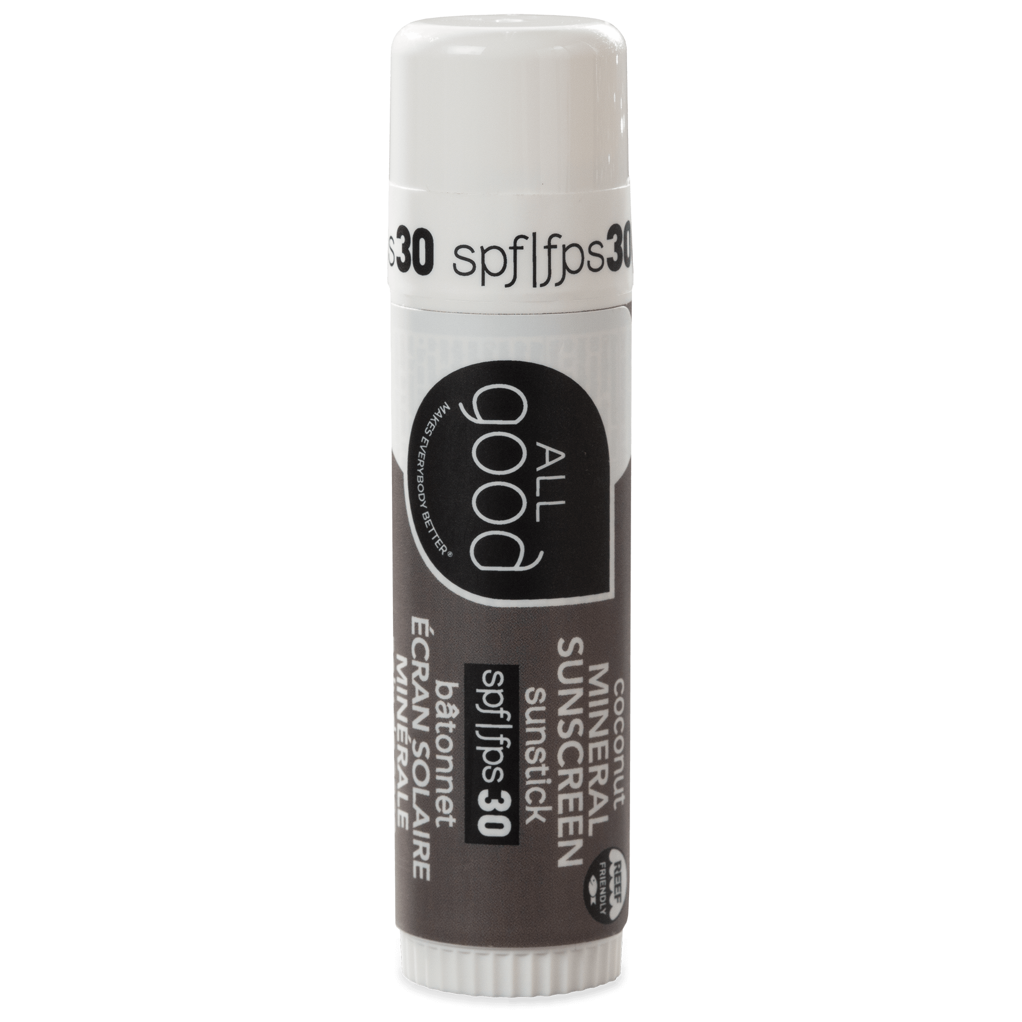 Mineral Sunstick SPF30 - Coconut, .6 oz – All Good Body Care