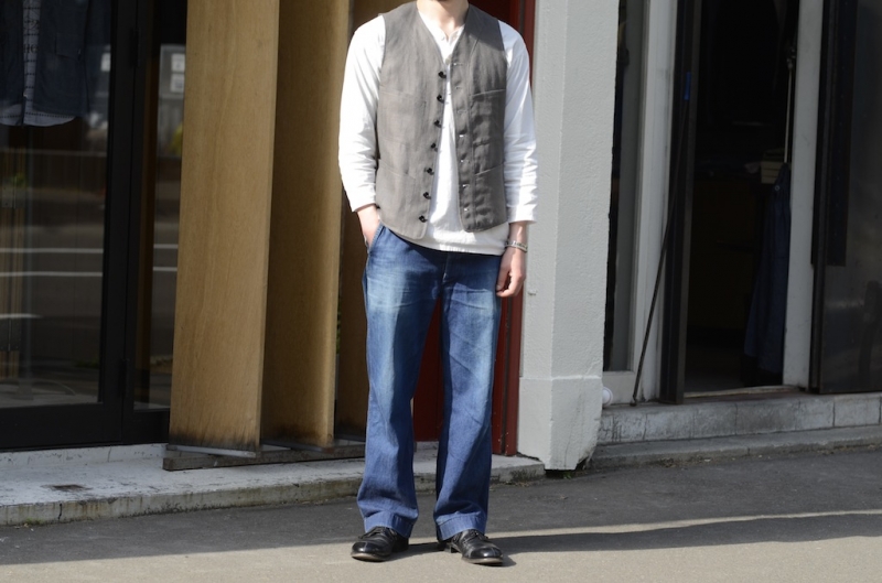 SAGAN VEST / LINEN COLLECTION | ANATOMICA SAPPORO アナトミカ札幌