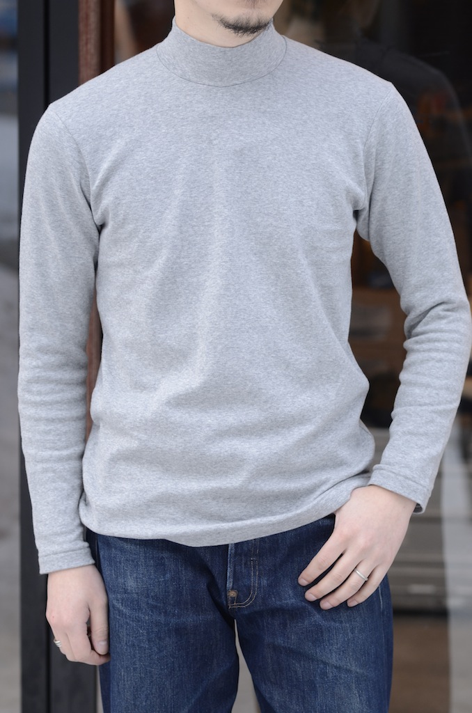 MOCK NECK TEE (LONG SLEEVE) | ANATOMICA SAPPORO アナトミカ札幌
