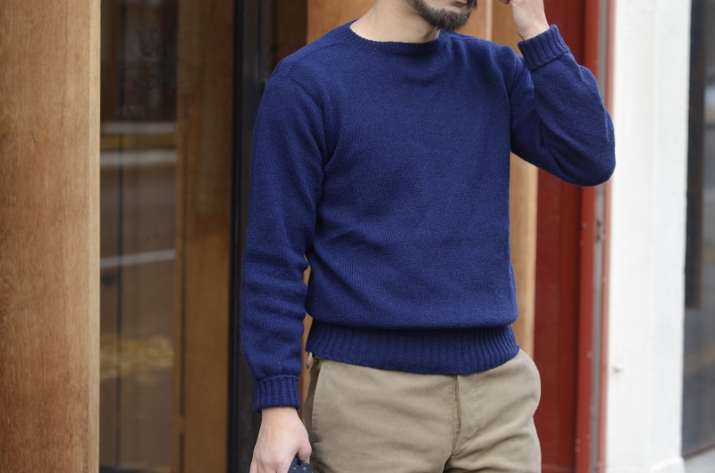 2PLY REAL SHETLAND SWEATER | ANATOMICA SAPPORO アナトミカ札幌
