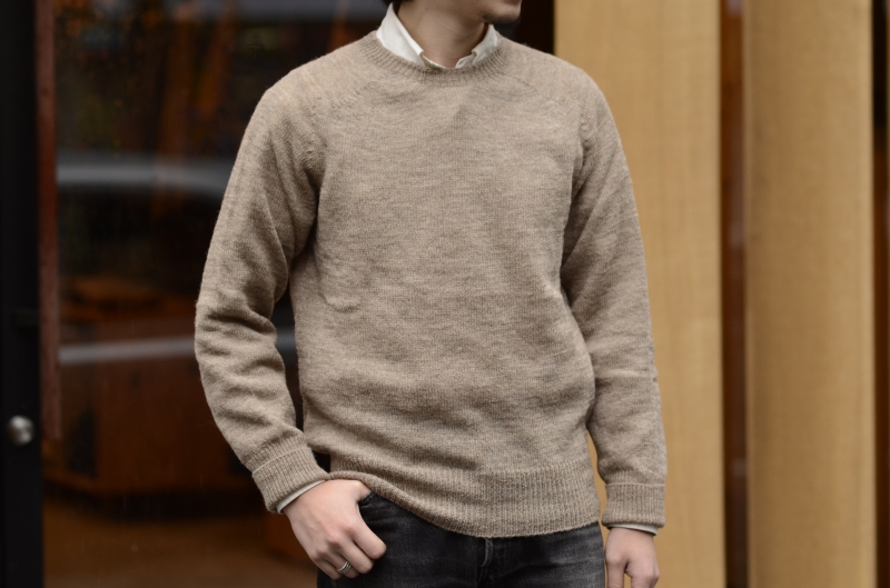 ORIGINAL SHETLAND SWEATER CREW NECK | ANATOMICA SAPPORO アナトミカ札幌