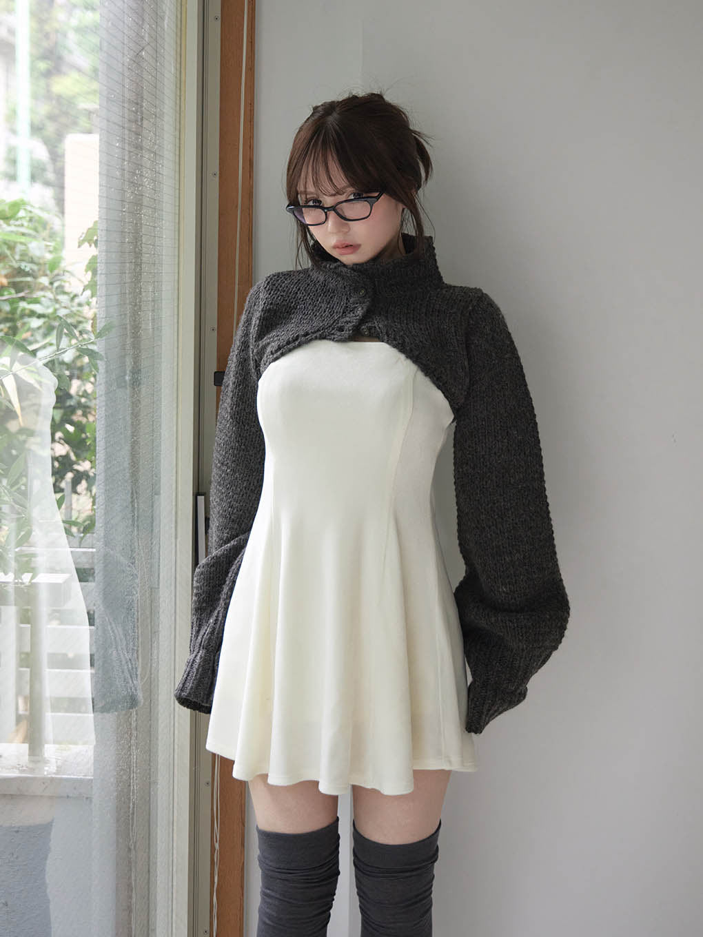 ANDMARY】Zoey velour set dress