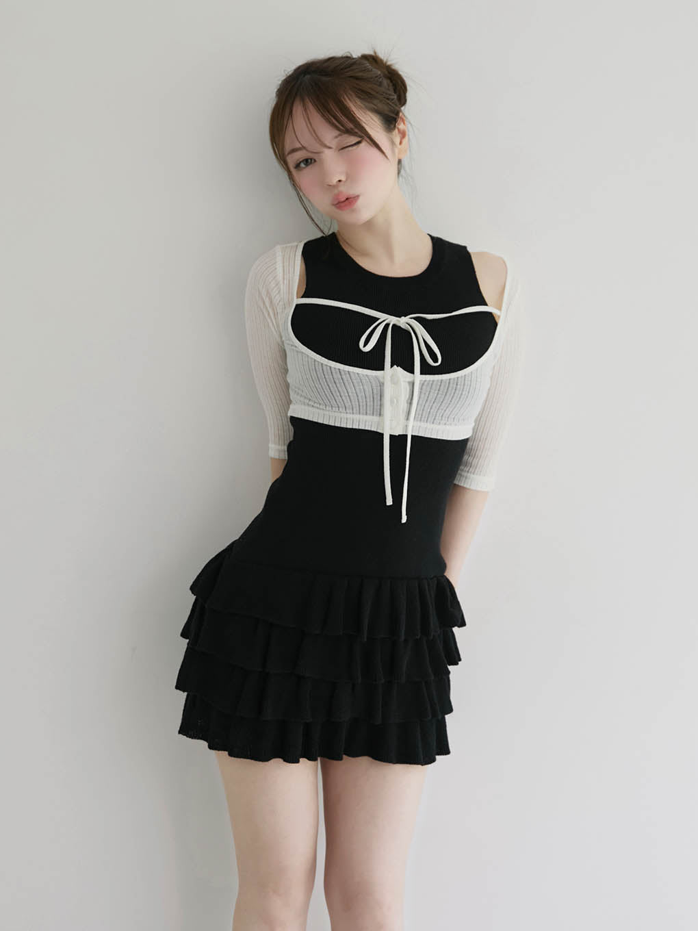ANDMARY】Sophia frill set dress