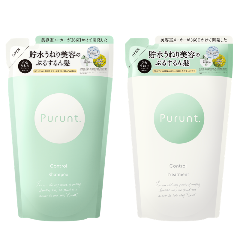 詰め替えセット】プルント コントロール 美容液シャンプー300mL＆