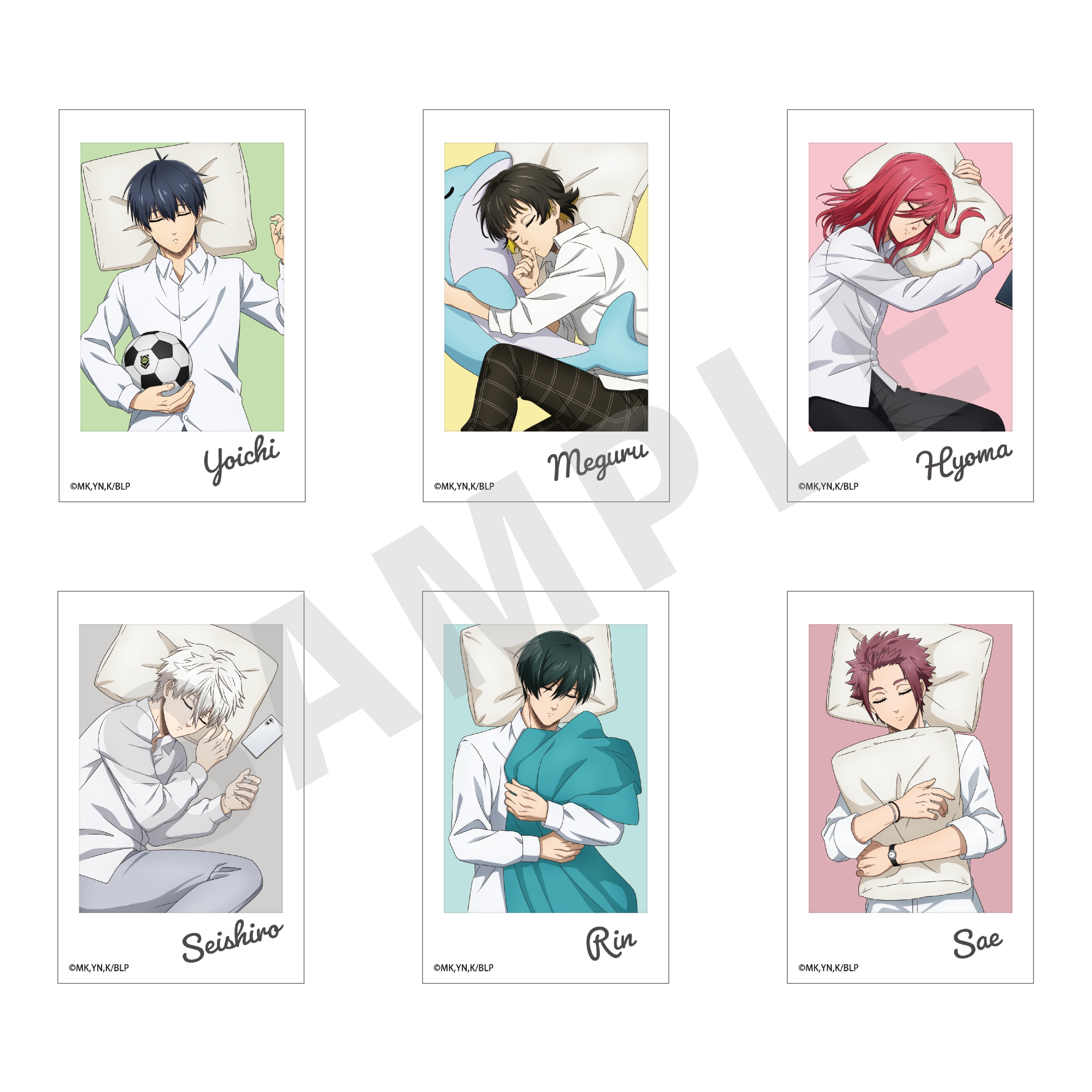 全種セット】「ブルーロック」おやすみシリーズ トレーディングチェキ