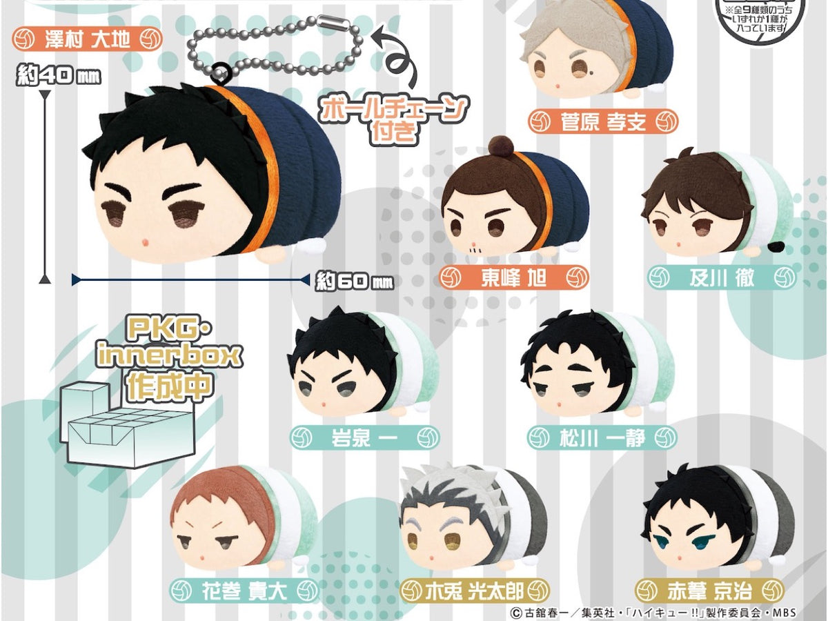 ハイキュー!!』もちもちマスコットミニ vol.3 BOX – Anime Store JP