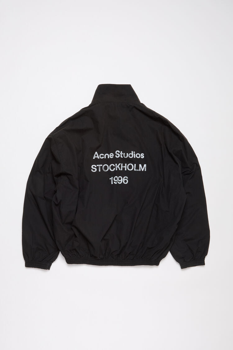 ACNE STUDIOS - Logo Zipper Jacket Black-B90863-900 – Anrosa Store