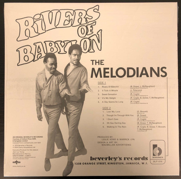 Buy The Melodians : Rivers Of Babylon (Vinyl) Online for a great