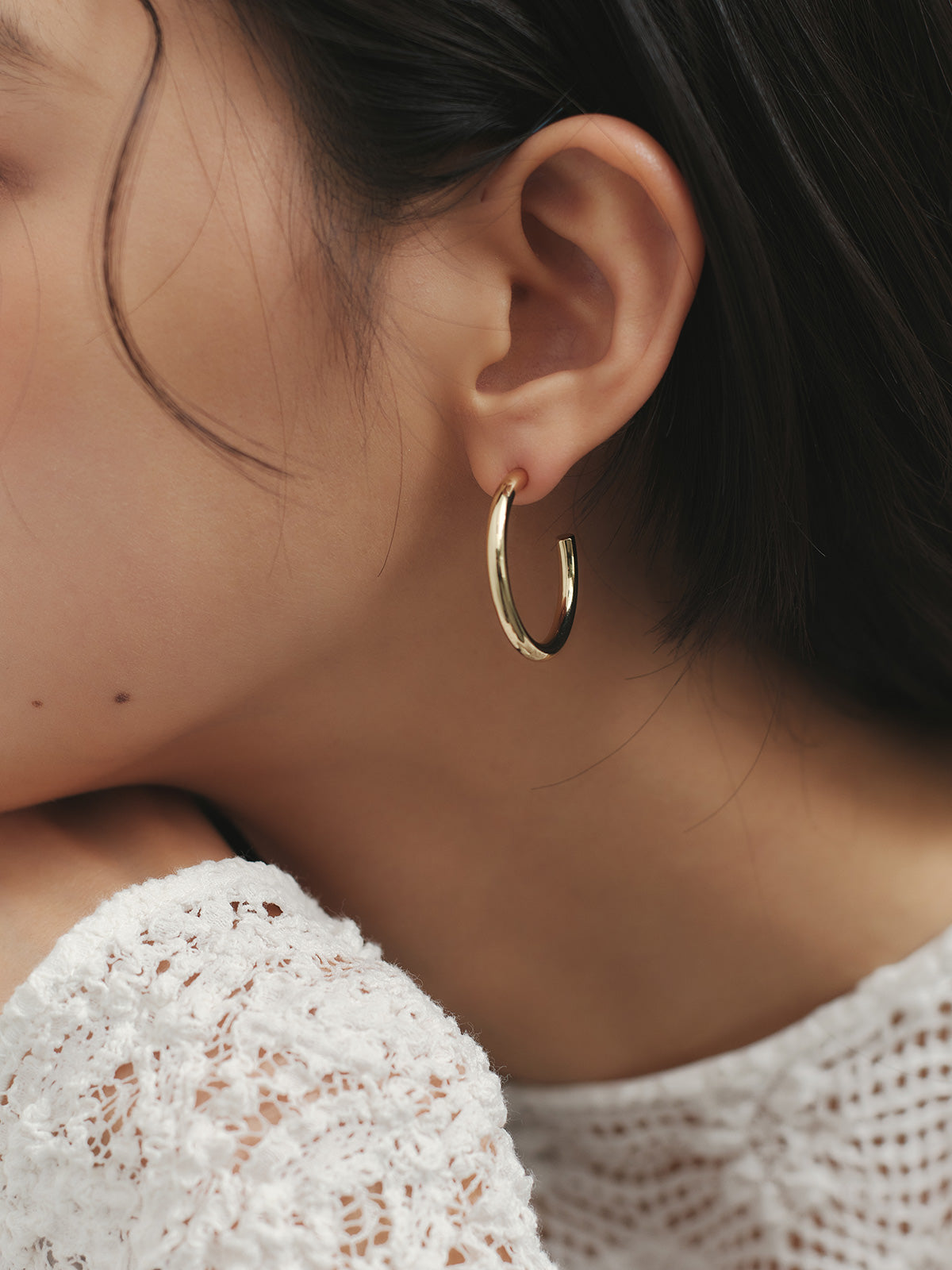 クラシックフープピアス medium