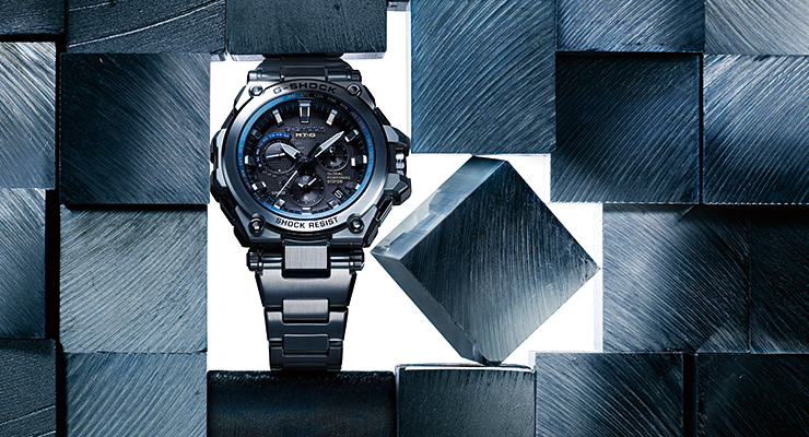 GPSハイブリッド電波ソーラーを搭載した耐衝撃ウオッチ“MT-G”- 2015年