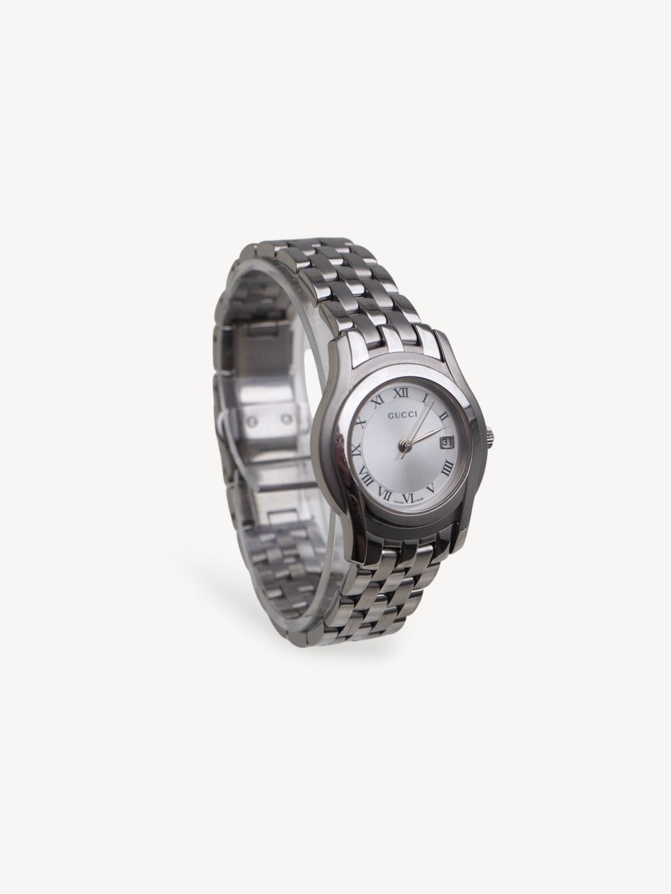 Gucci 5500L Watch Silver | Pre-Owned Luxury Timepieces – Archives