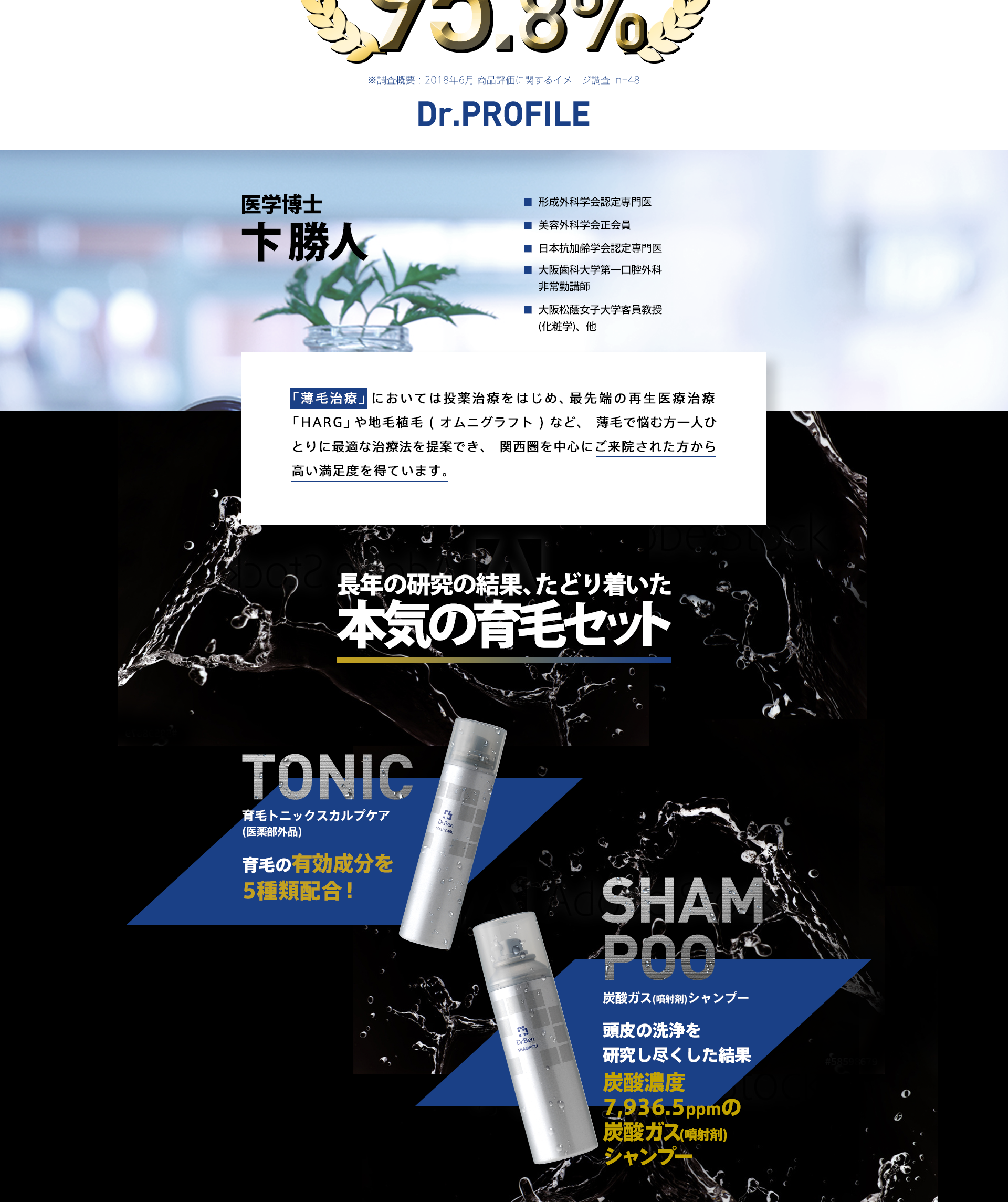 公式】Dr.Ben（ドクターベン）ヘアケアコース