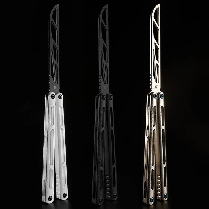 Armed Shark Tsunami Titanium Alloy Balisong Trainer – Titanium