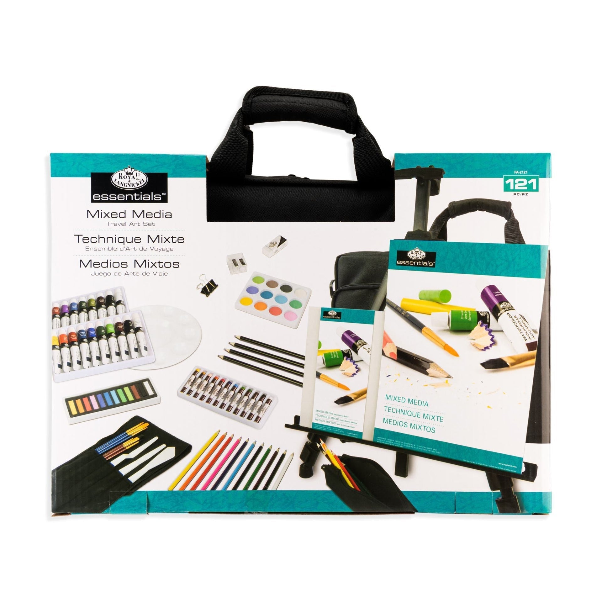 FA-2121 | Mixed Media Travel Art Set - 121pc – Royal & Langnickel