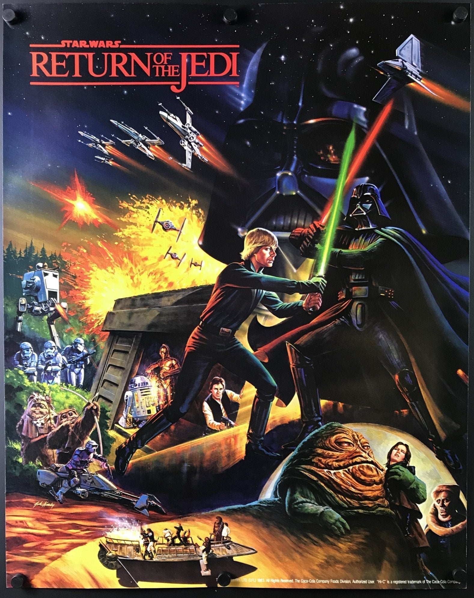 Star Wars - Return of the Jedi - 1983 - Original Movie Poster