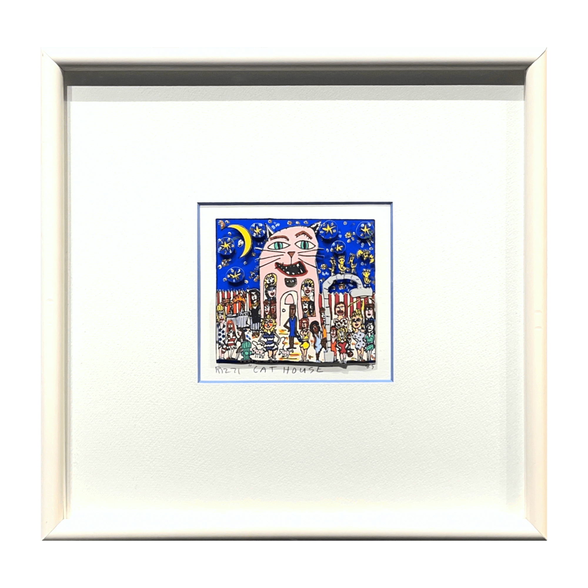 ジェームス・リジィ(James Rizzi)「CAT HOUSE」ART GALLERY M