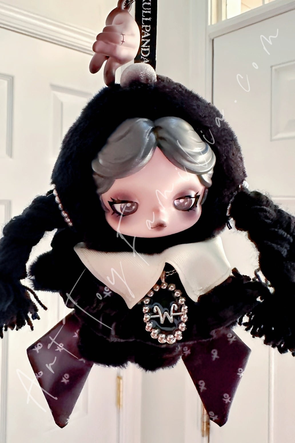 Skullpanda × Wednesday Plush(Classic Dress Version) | POP MART