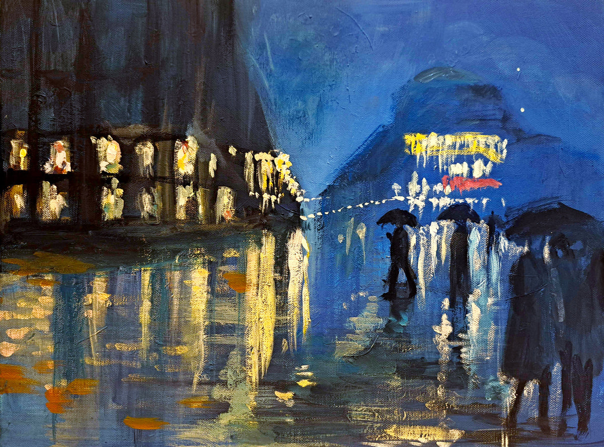 artwine.tokyo | レッサー・ユリィ | 夜のポツダム広場