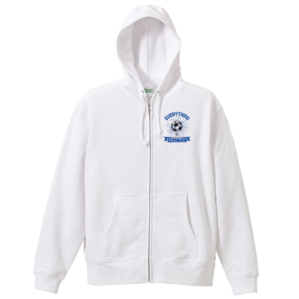 everything is practice | サッカー | サッカーパーカー ジップ