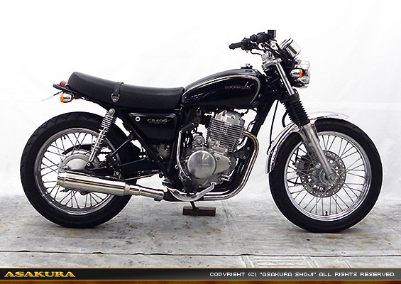 浅倉商事：CB400SS【BC-NC41】用 US-W900タイプマフラー