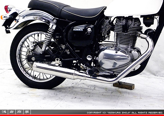 浅倉商事：エストレヤ用 US-W900タイプマフラー【フルエキゾーストタイプ】