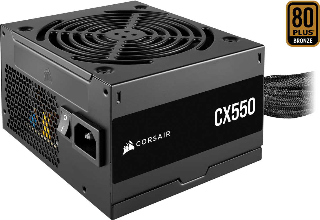 CX Series CX550 – 550 Watt 80 PLUS Bronze ATX Power Supply