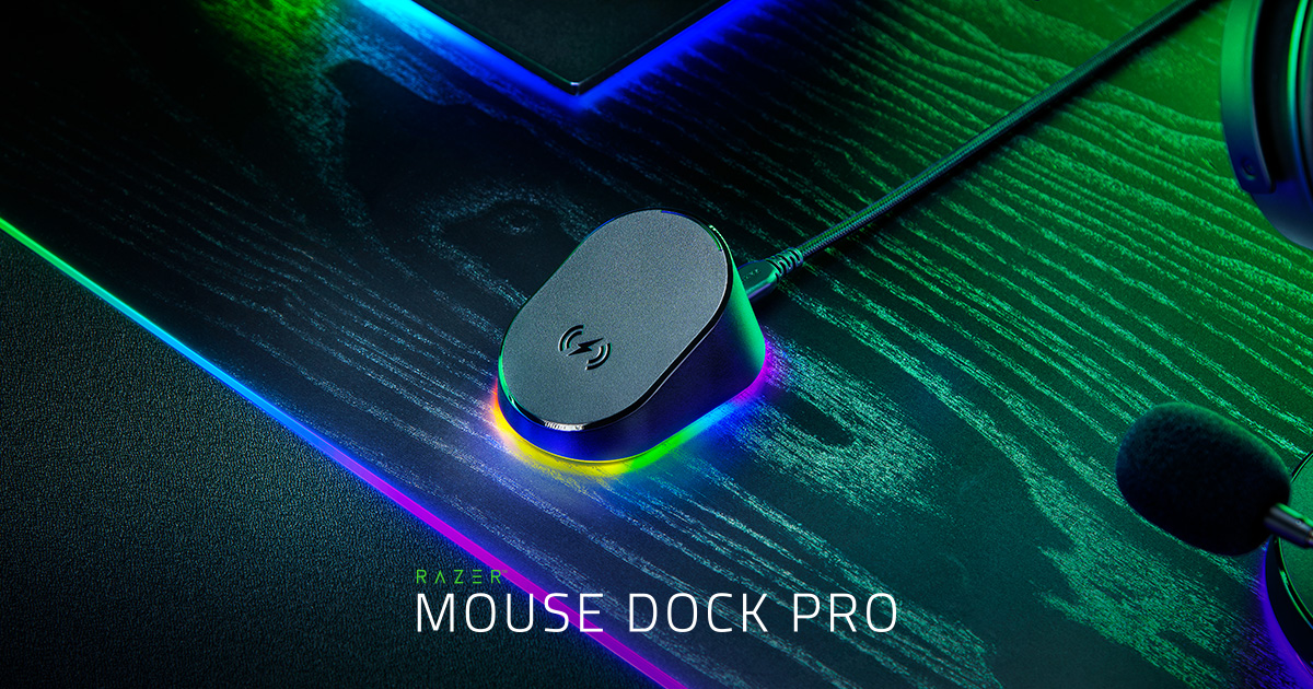 Wireless Mouse Charging Dock with 8K Hz Polling Rate - Razer Mouse
