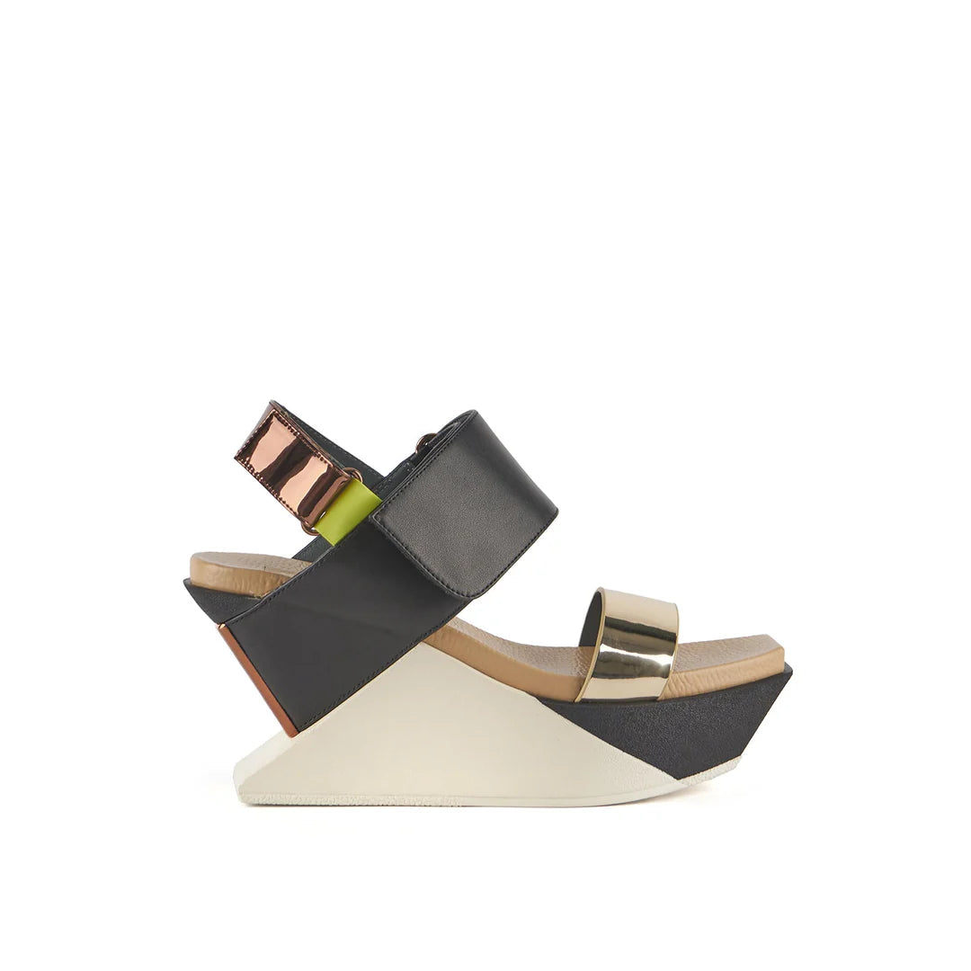 UNITED NUDE DELTA WEDGE SANDAL IN BRONZE – A Step Above Shoes