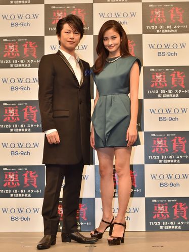 及川光博、黒木メイサ、権野元監督が登場！ WOWOW 「連続ドラマW 悪貨