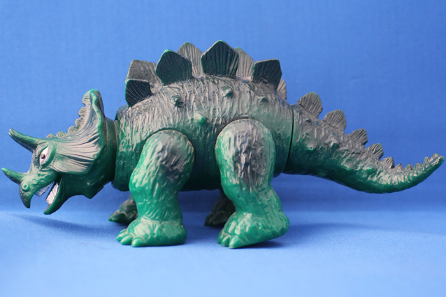 トリケラトプス・タイプヘッド付属の恐竜（中嶋製作所版） – 昭和玩具