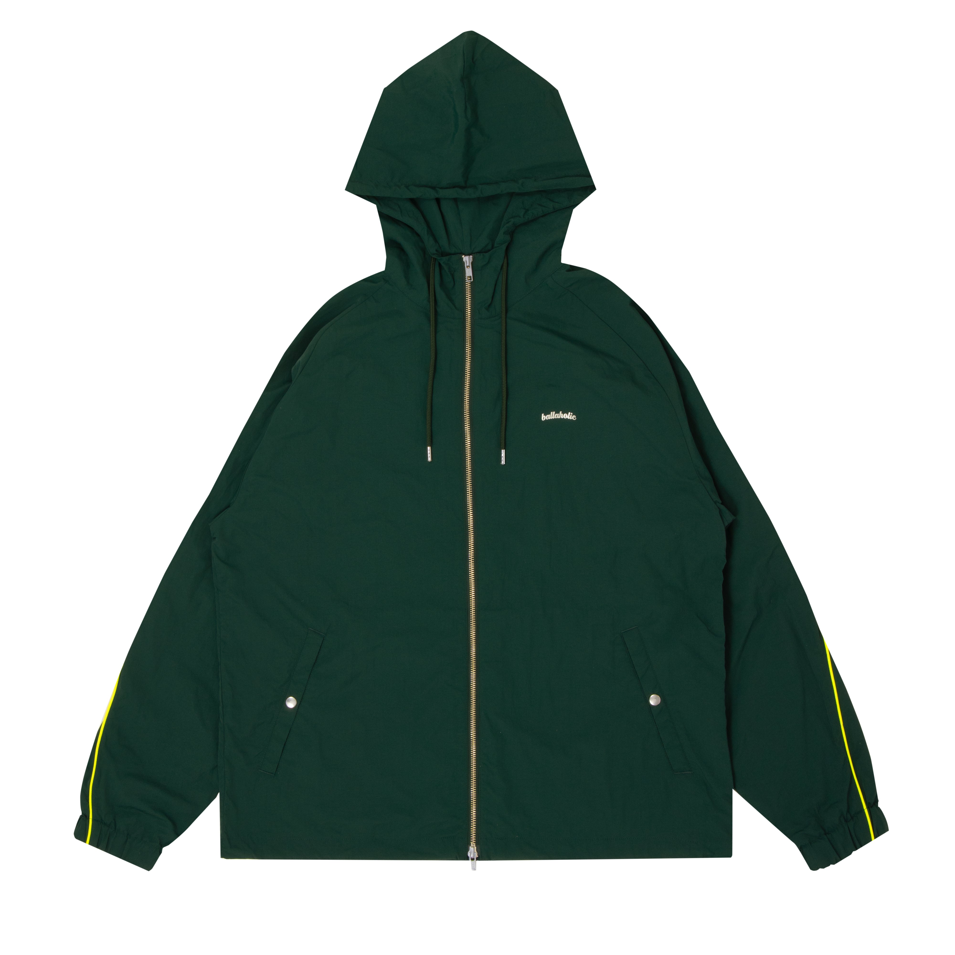 STREETMOVE Nylon Full Zip Jacket (dark green) – ballaholic