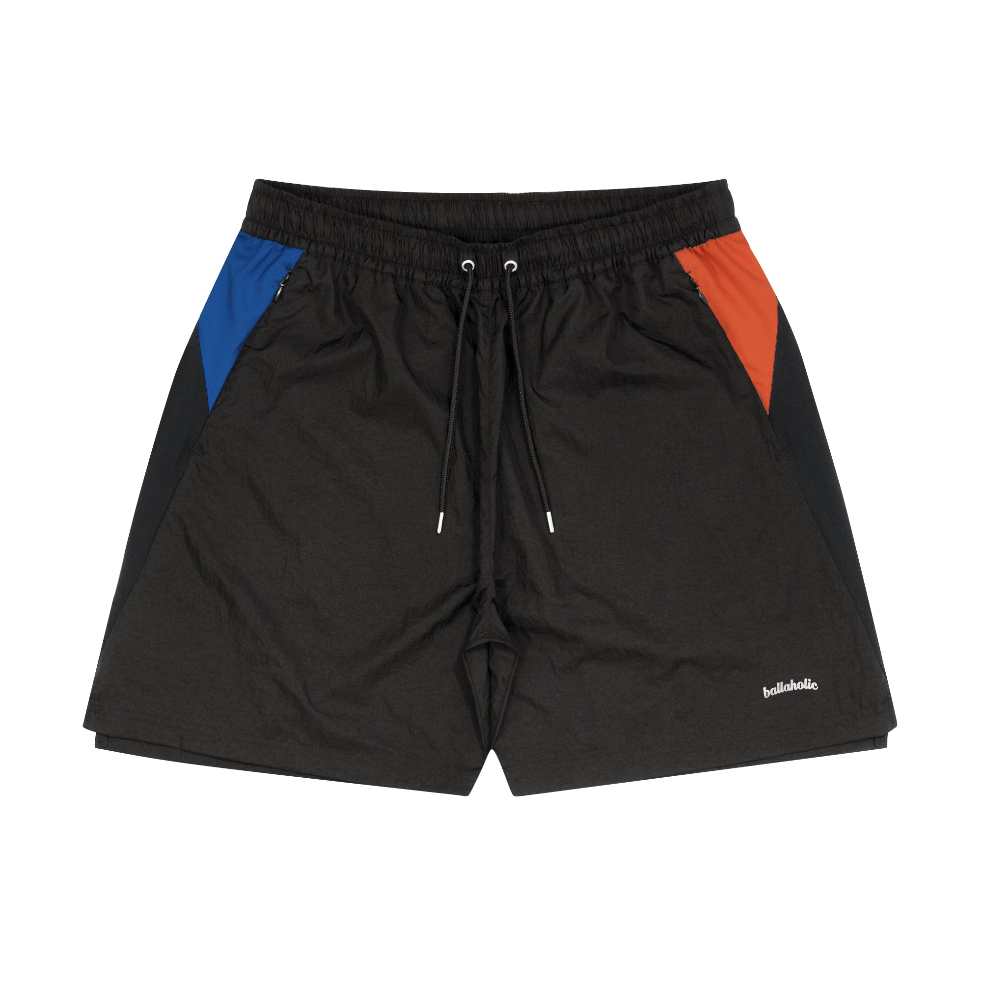 W Face Zip Shorts (black) – ballaholicオンラインショップ