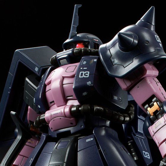 ガンプラ「RG 1/144 MS-06R-1A 黒い三連星専用ザクII」が登場！黒い