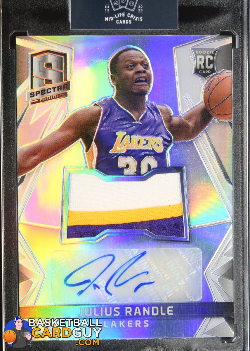 Julius Randle 2014-15 Panini Spectra #105 JSY AU RC – Basketball
