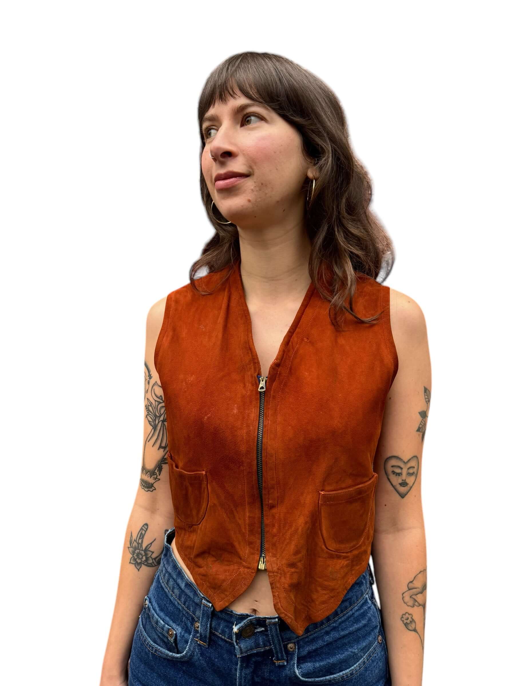 1930s Pioneer Wear Chimayo and Suede Vest S – The Barn Owl Vintage