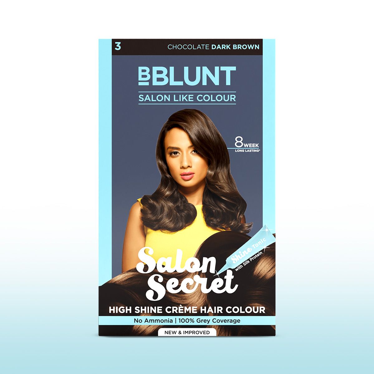 BBlunt Salon Secret High Shine Dark Brown Hair Colour -100g