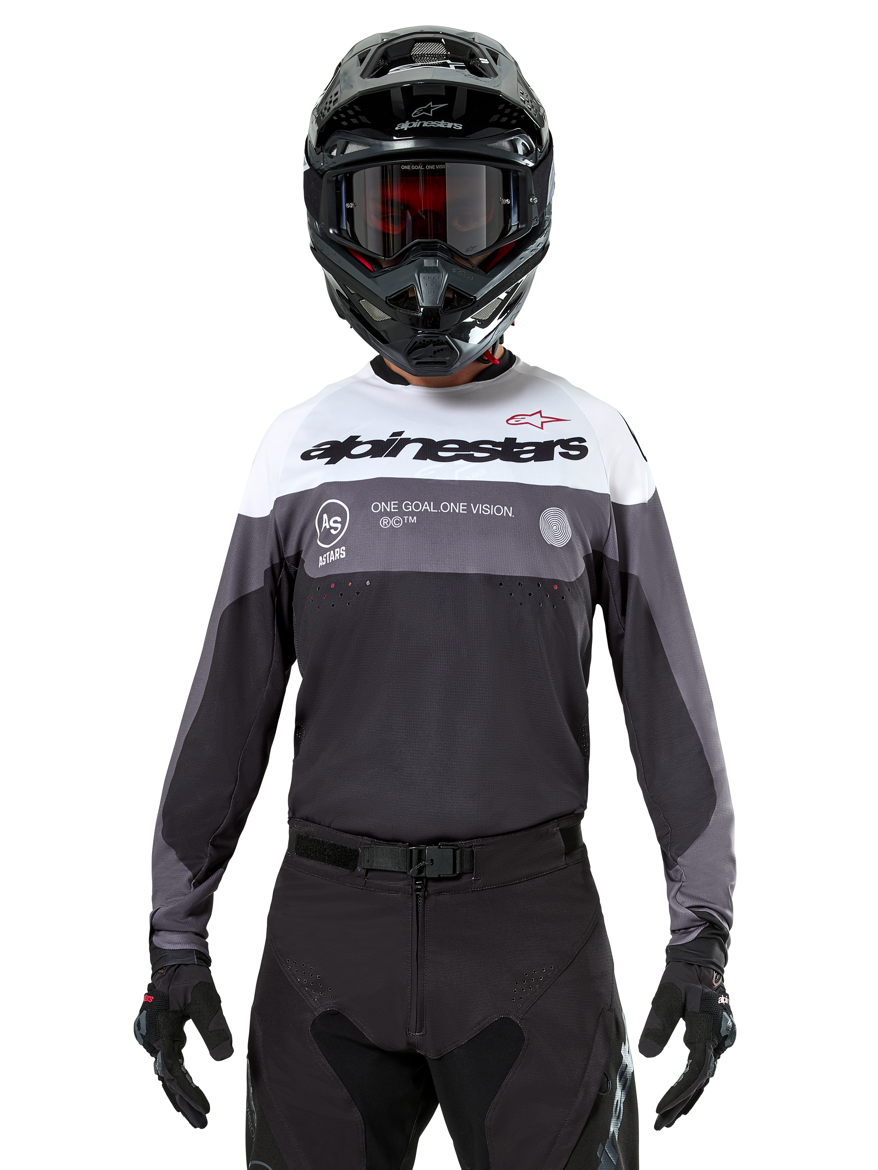 Pro-Dura - White MX Jersey | Alpinestars®