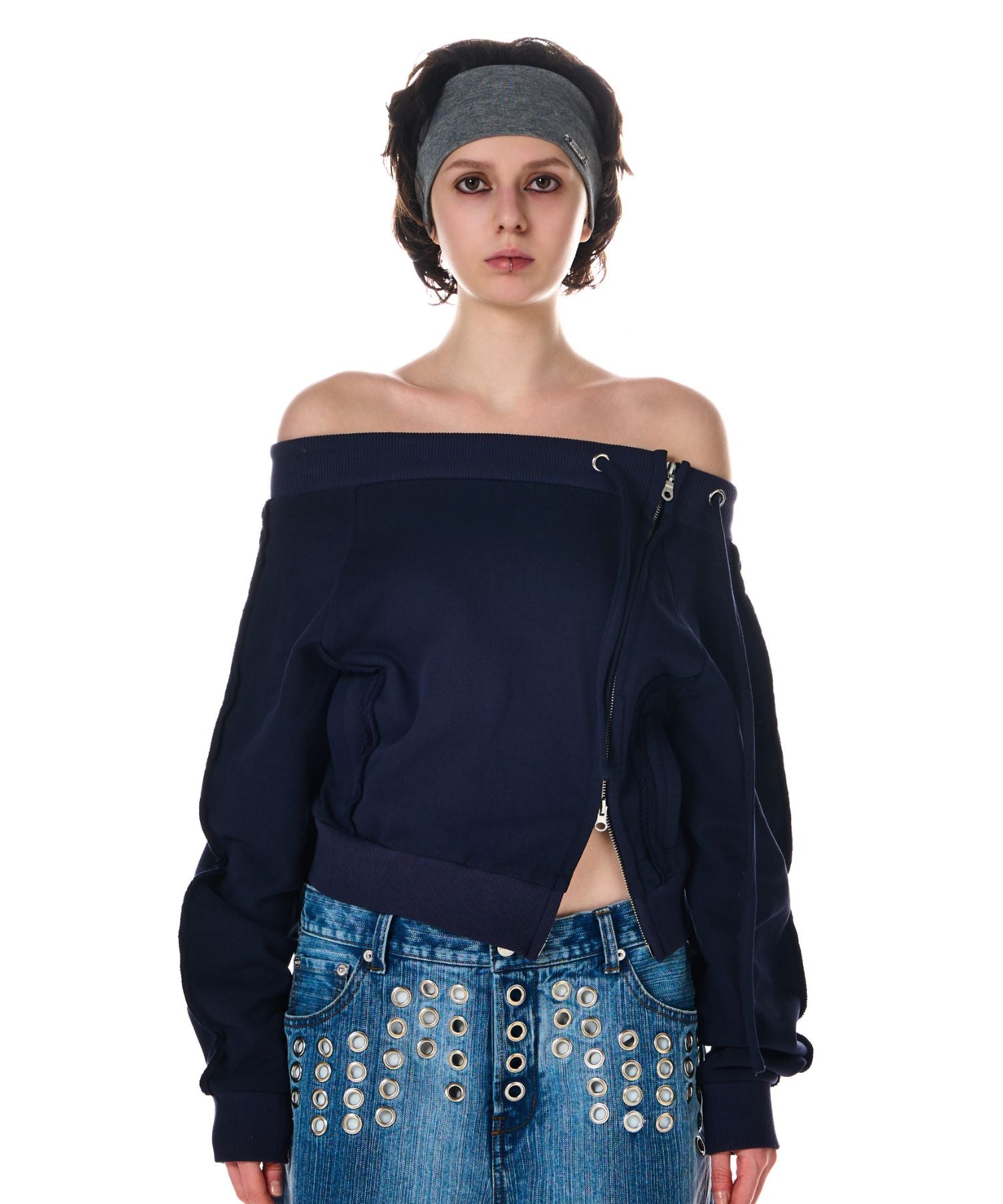 OFF SHOULDER SIDE ZIP TOPS – BEEDEN